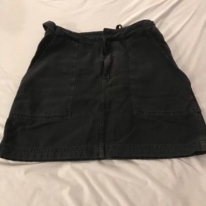Free People black cotton mini skirt